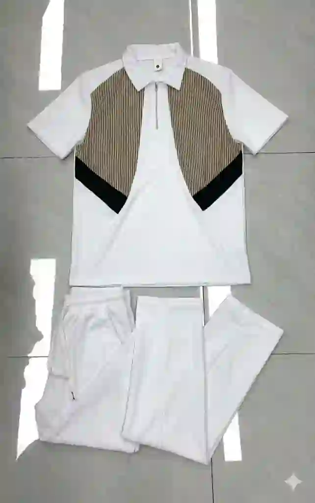 Two pieces male wears(white)