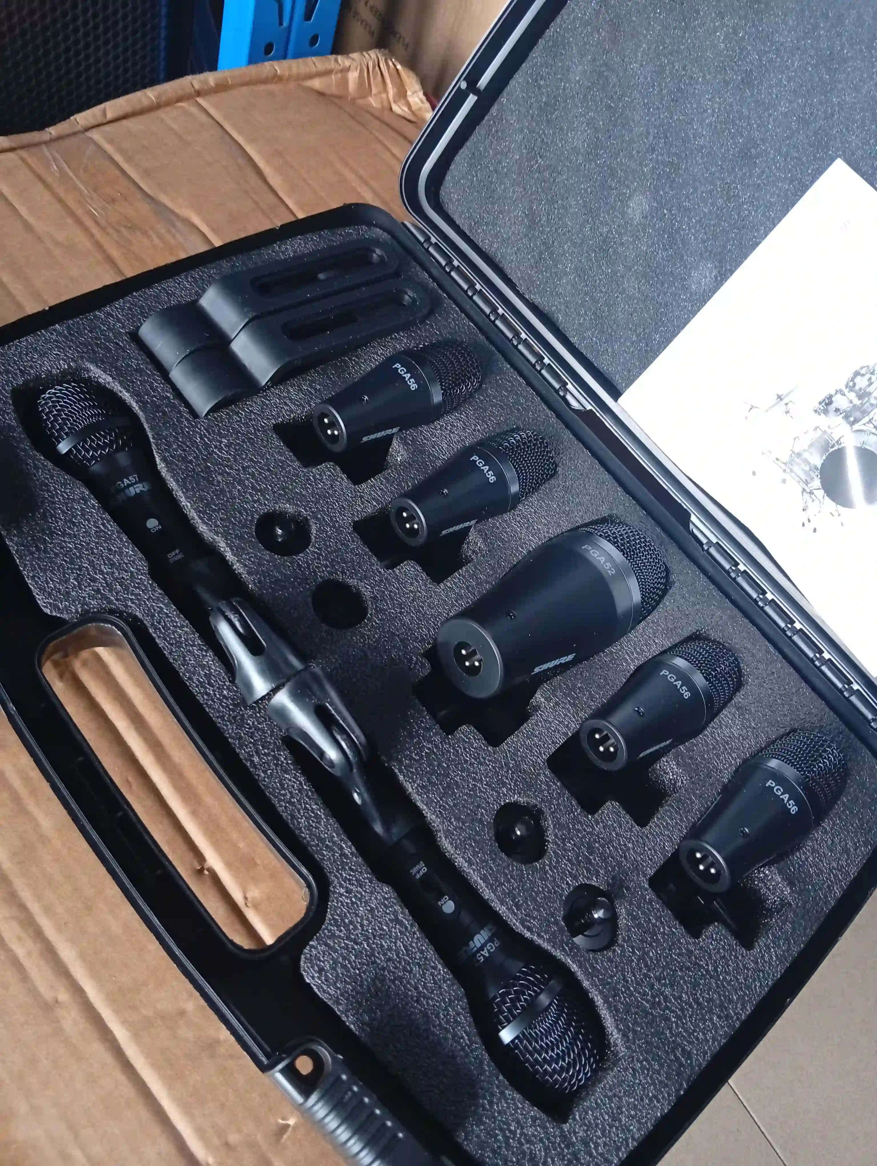 Shure drum mic 7 set