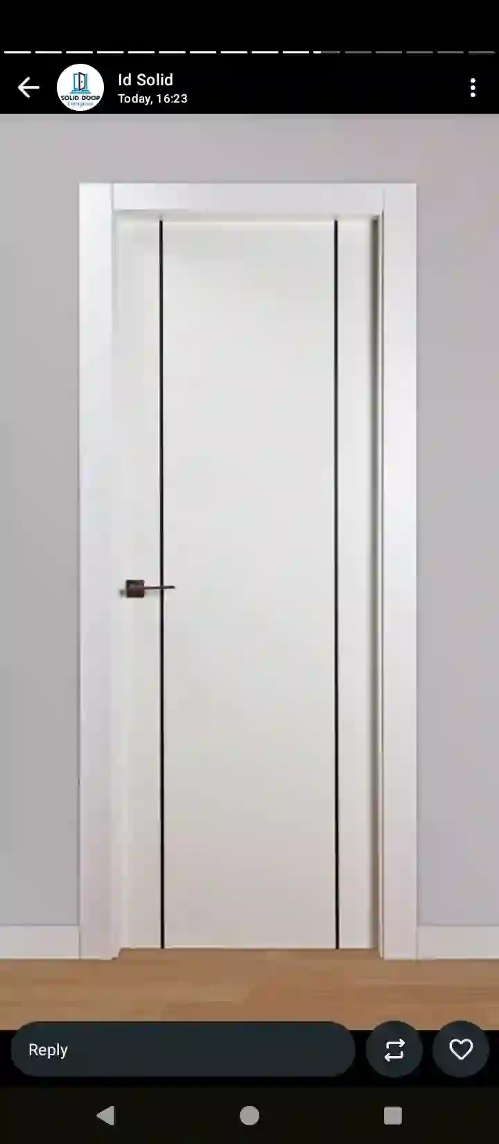 room and kitchen doors