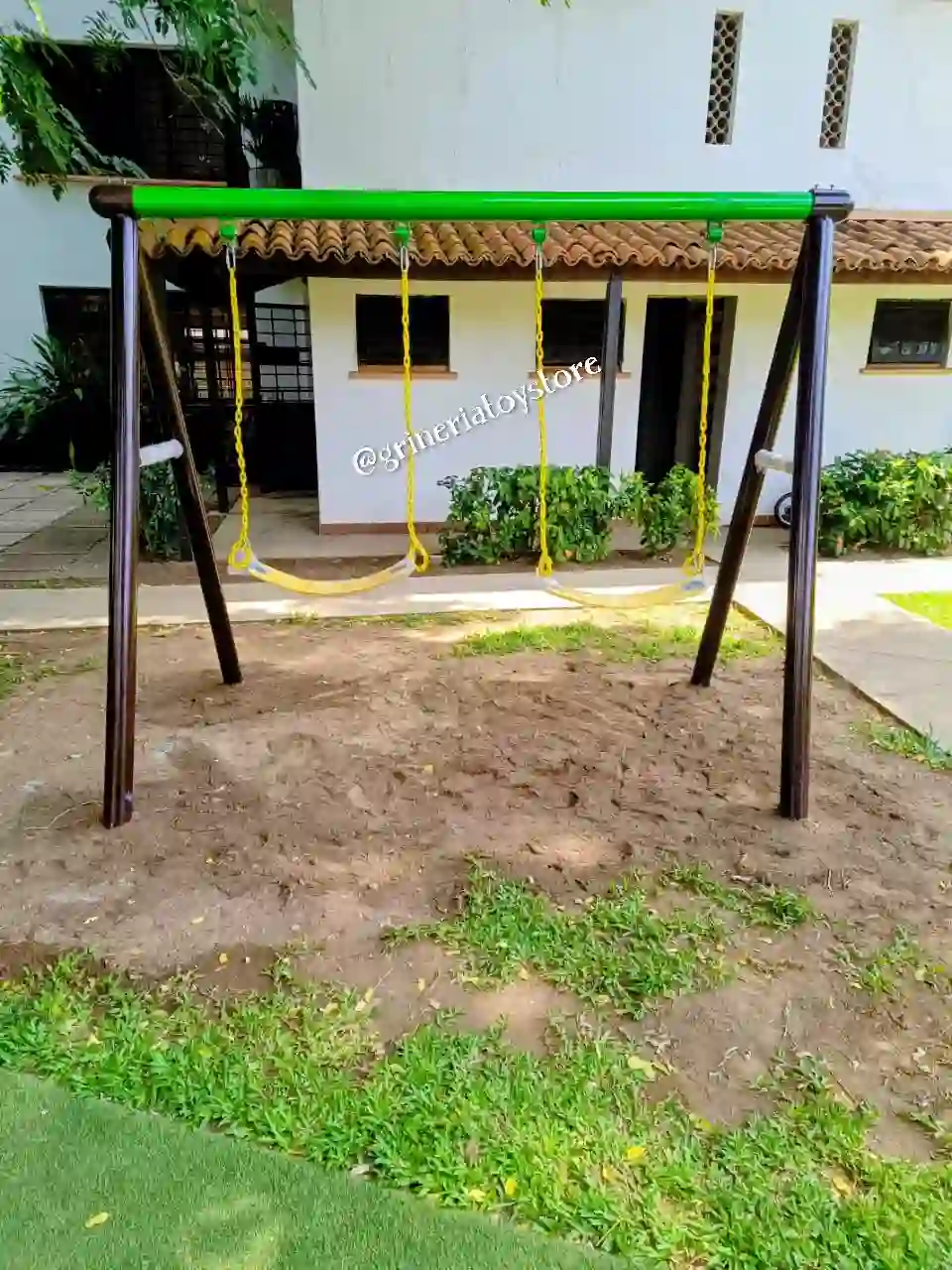 2 Seaters Outdoor Playground Swing