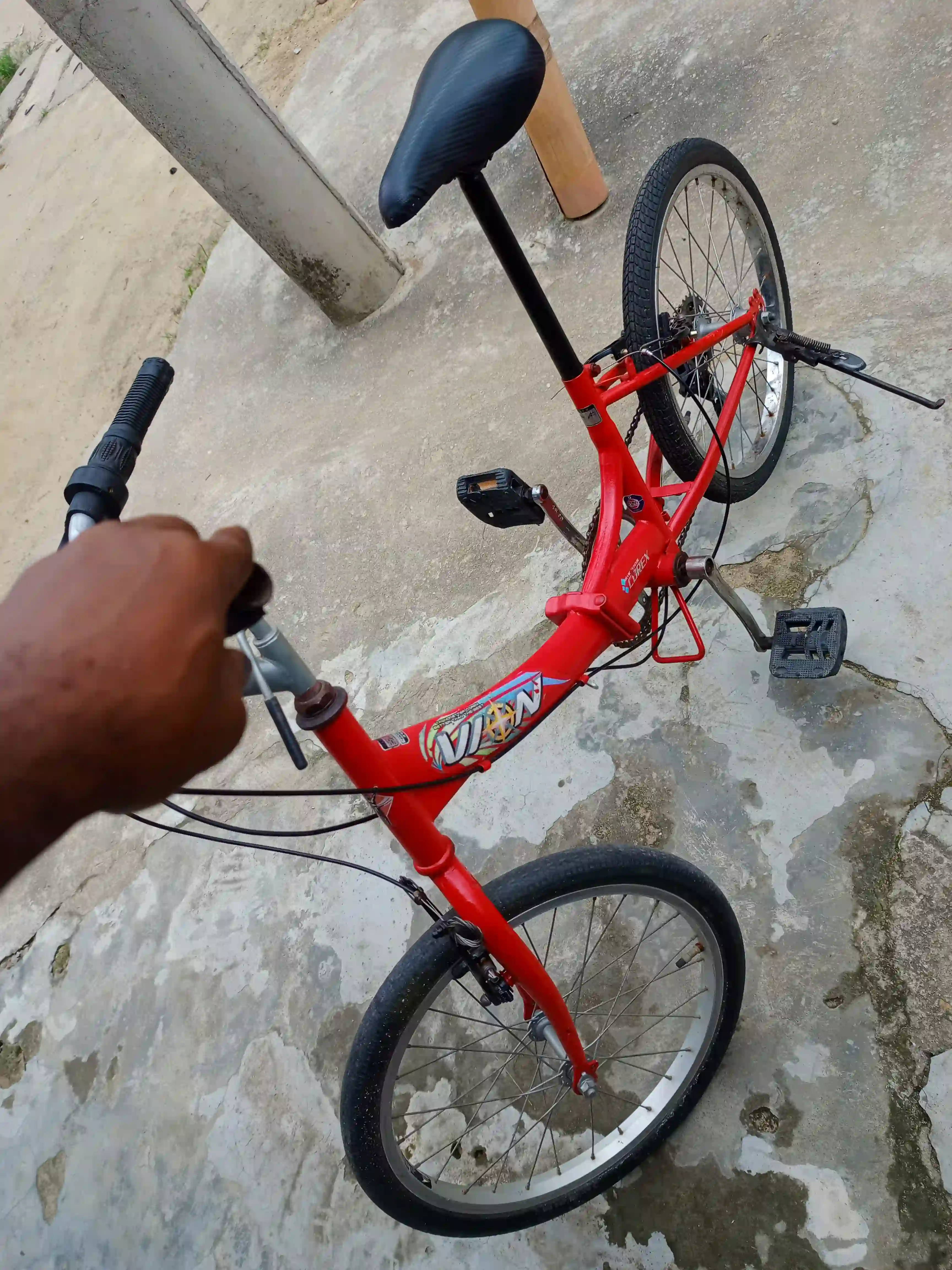 size 20 folding bicycle