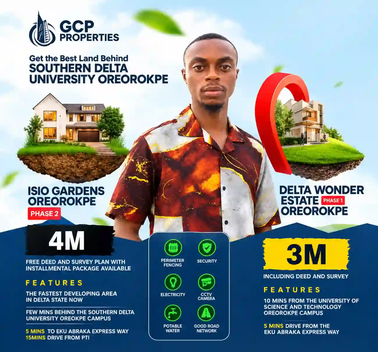 PHASE 2 – Land for Sale Behind Southern Delta University