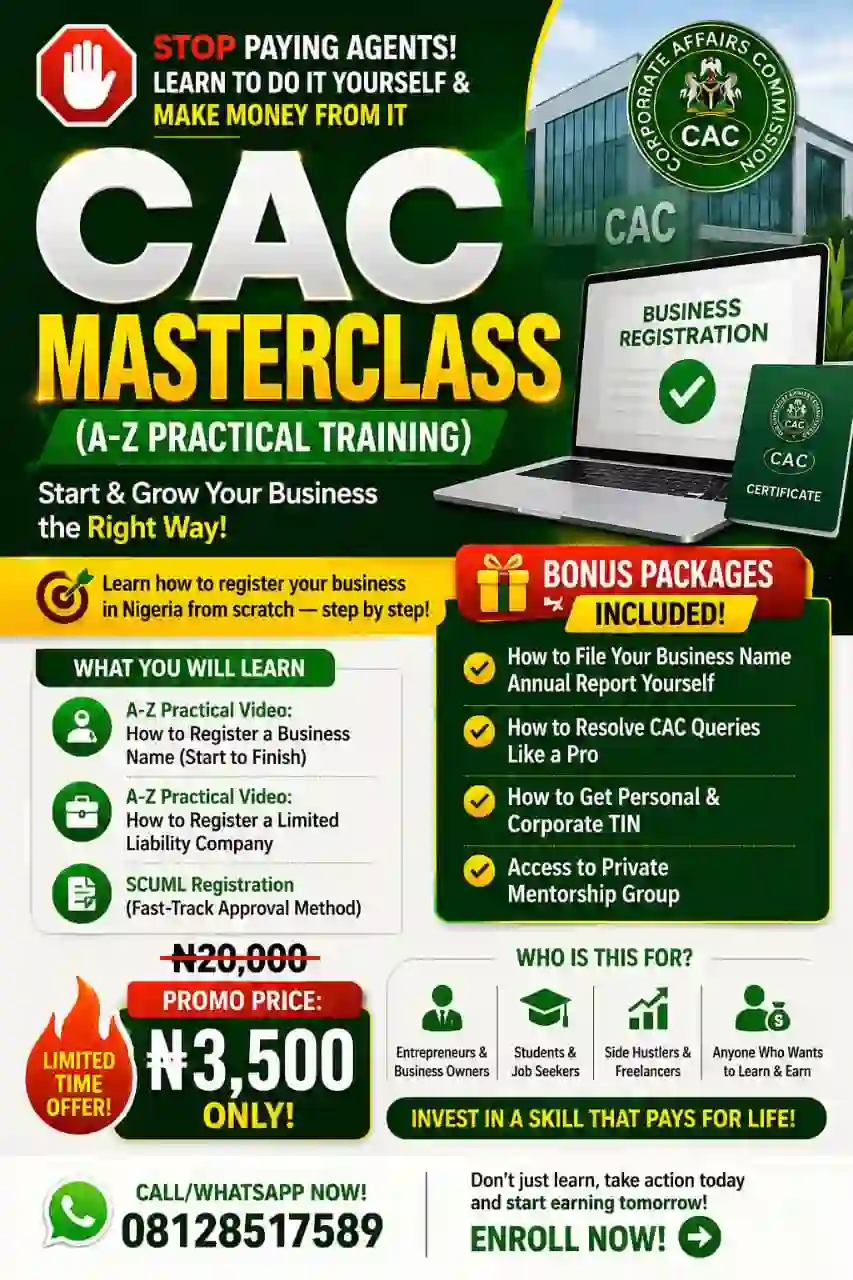 CORPORATE AFFAIRS COMMISSION MASTER CLASS